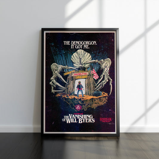 80s Sci-Fi TV Show Inspired Art Print, Season 1