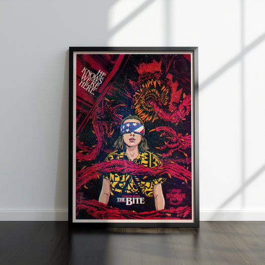 DISCOUNTED A4 80s Sci-Fi TV Show Inspired Art Print, Season 3