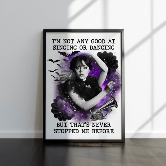 Goth Girl Dance Poster