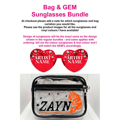 ZM 2026 Tour Concert Bag Clear Stadium Approved PVC Concert Crossbody Bag