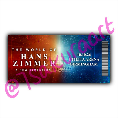 HZ 2026 Tour Souvenir Tickets