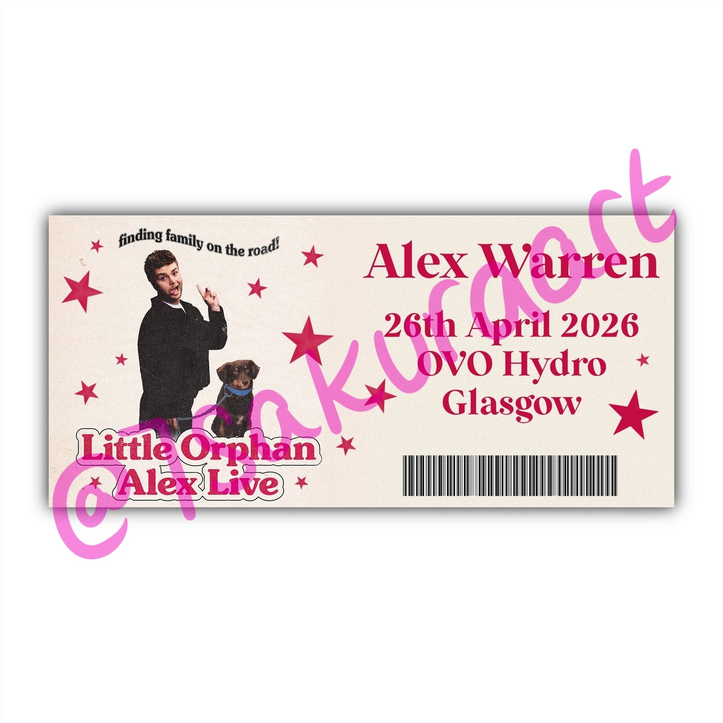 AW 2026 Tour Souvenir Tickets