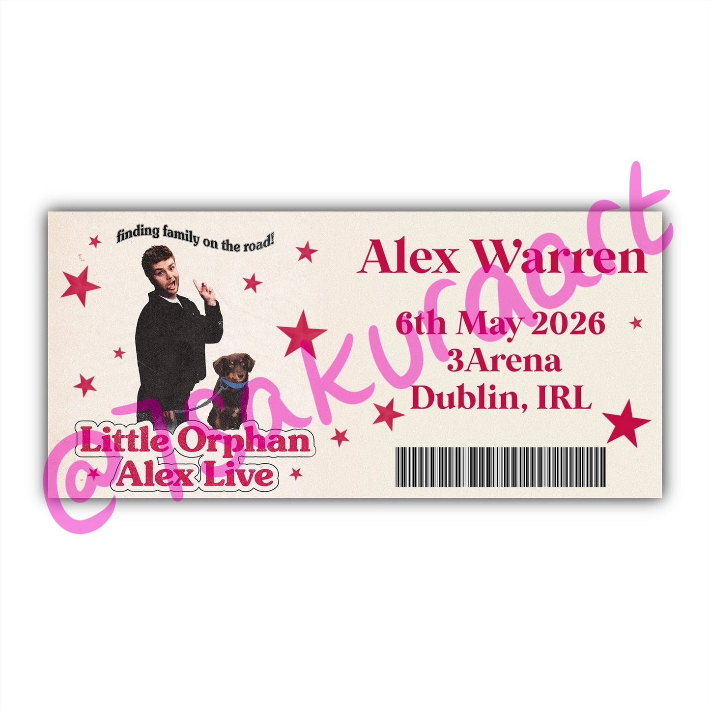 AW 2026 Tour Souvenir Tickets