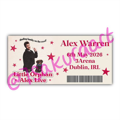 AW 2026 Tour Souvenir Tickets