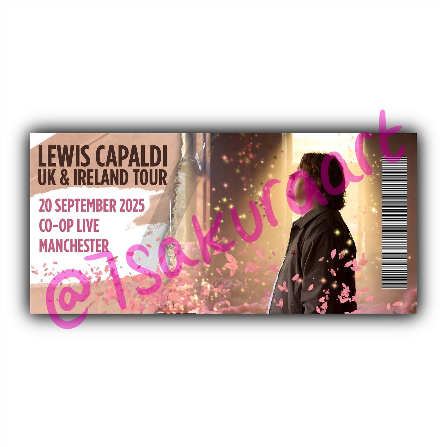 Scottish Singer UK & Ireland 2025 Tour Souvenir Tickets