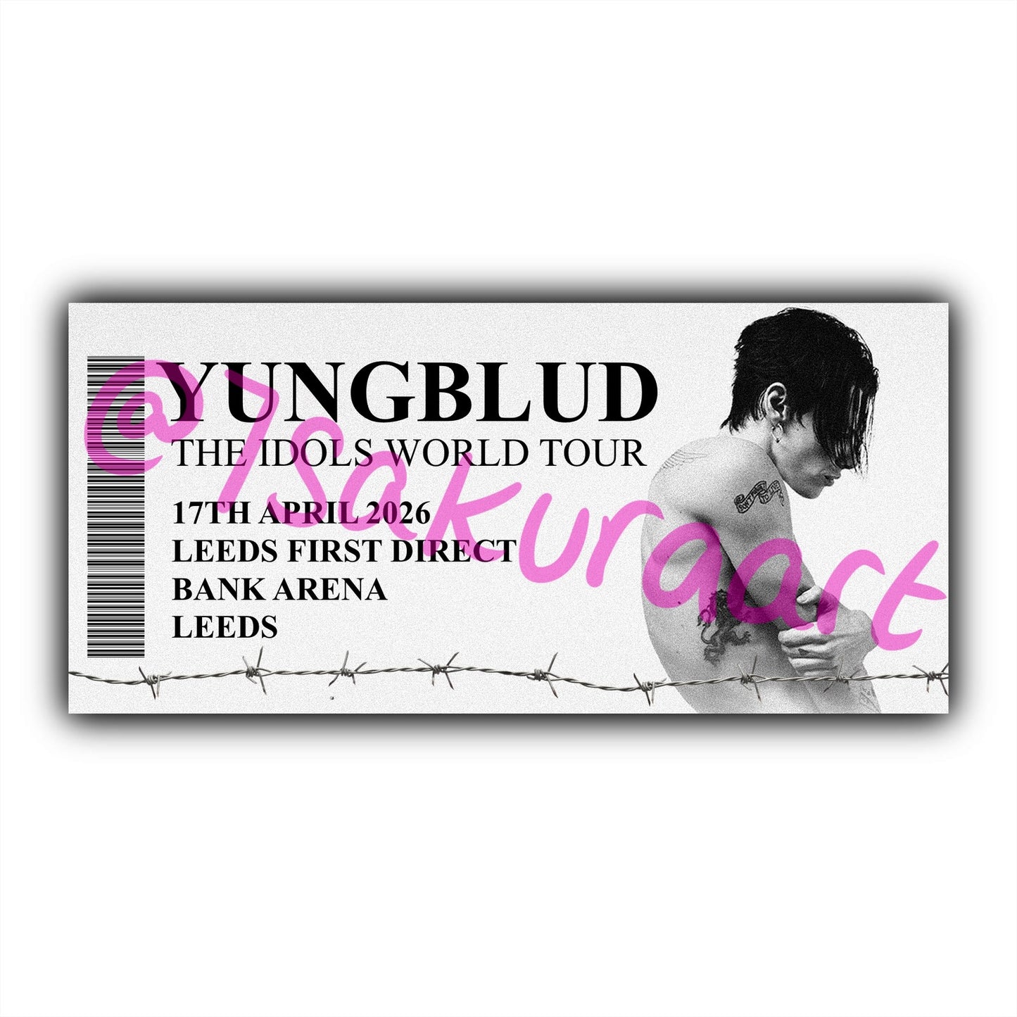 YB The Idols World Tour 2026 Souvenir Tickets