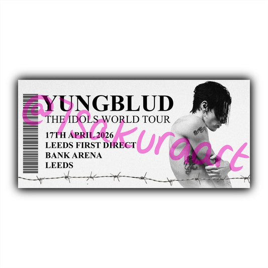 YB The Idols World Tour 2026 Souvenir Tickets