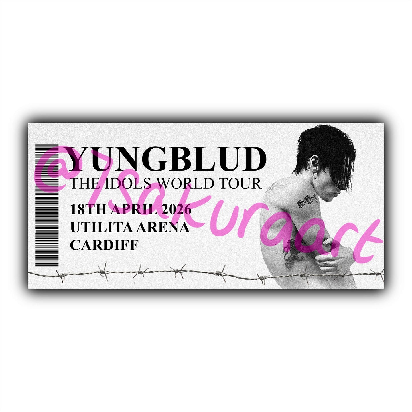 YB The Idols World Tour 2026 Souvenir Tickets