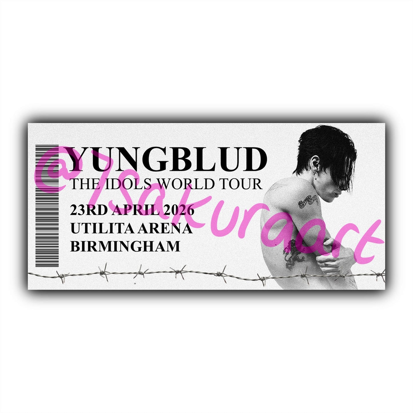 YB The Idols World Tour 2026 Souvenir Tickets