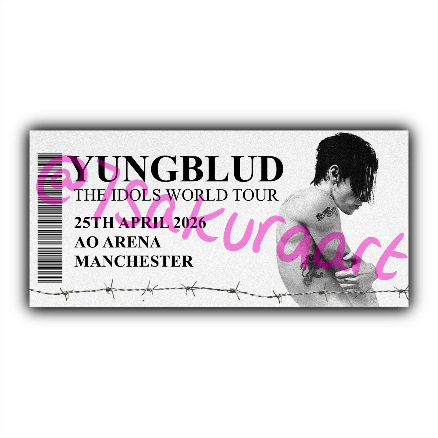 YB The Idols World Tour 2026 Souvenir Tickets