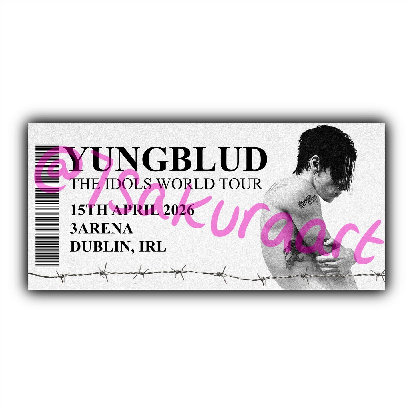 YB The Idols World Tour 2026 Souvenir Tickets