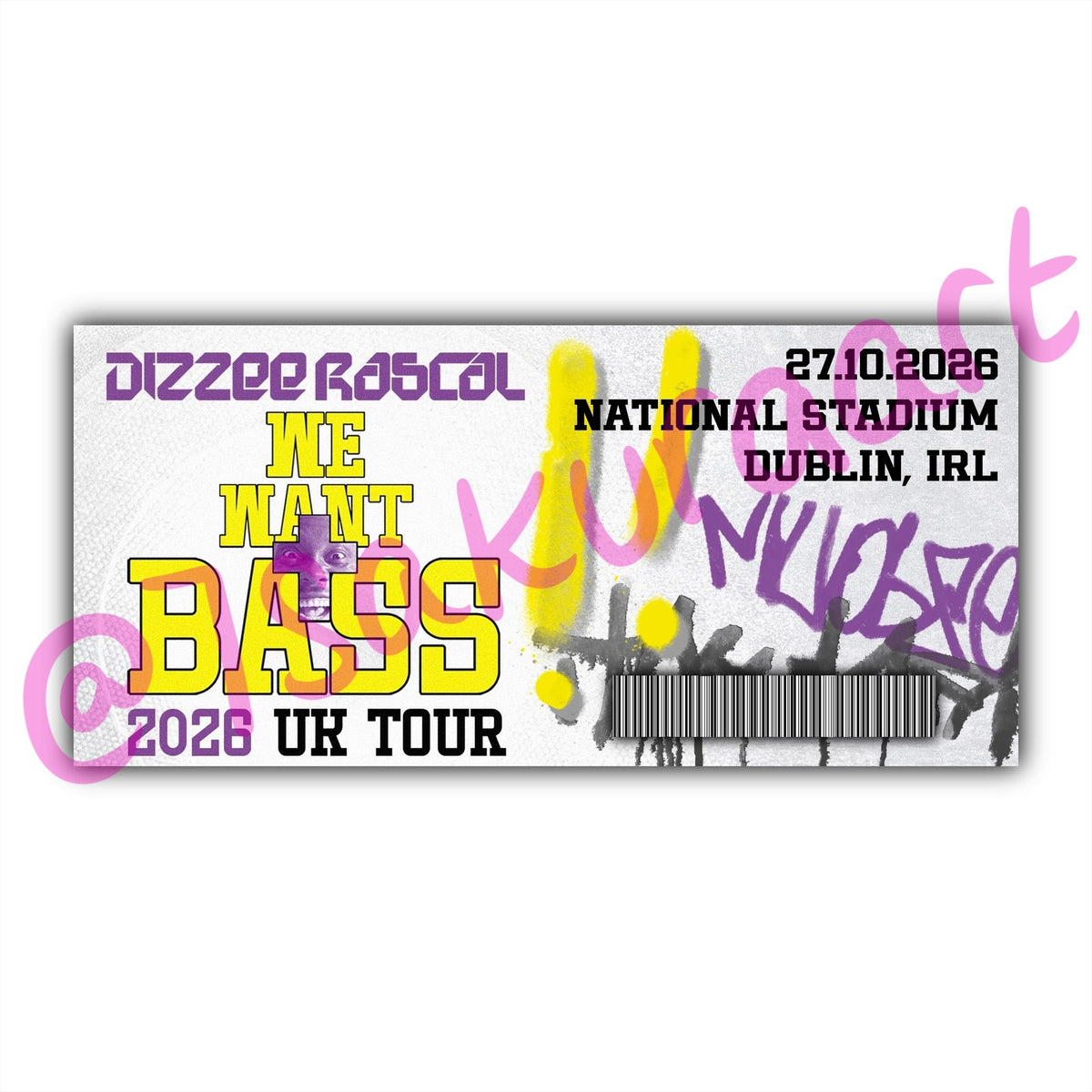 DR Tour 2026 Tour Souvenir Tickets