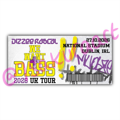 DR Tour 2026 Tour Souvenir Tickets