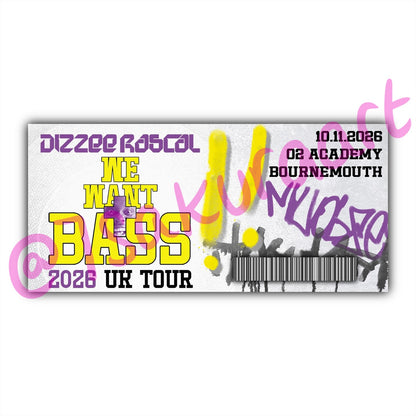 DR Tour 2026 Tour Souvenir Tickets