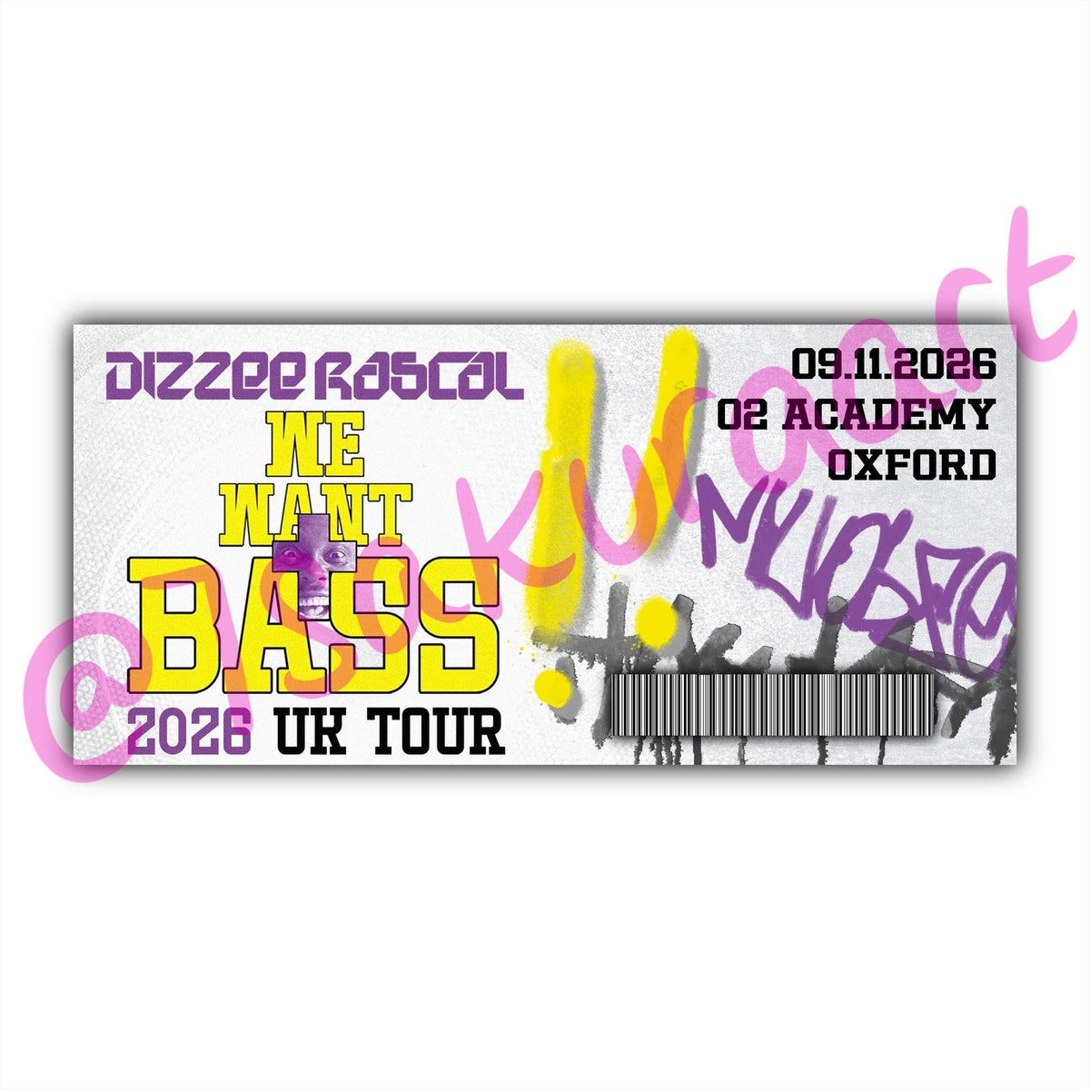 DR Tour 2026 Tour Souvenir Tickets