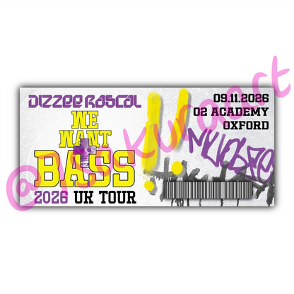 DR Tour 2026 Tour Souvenir Tickets