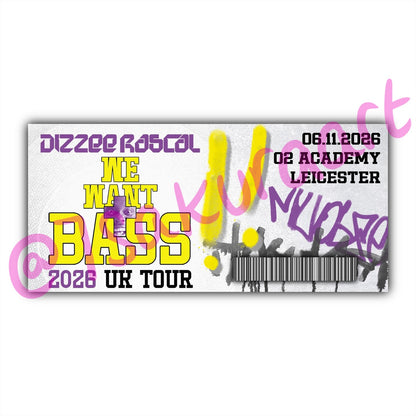 DR Tour 2026 Tour Souvenir Tickets