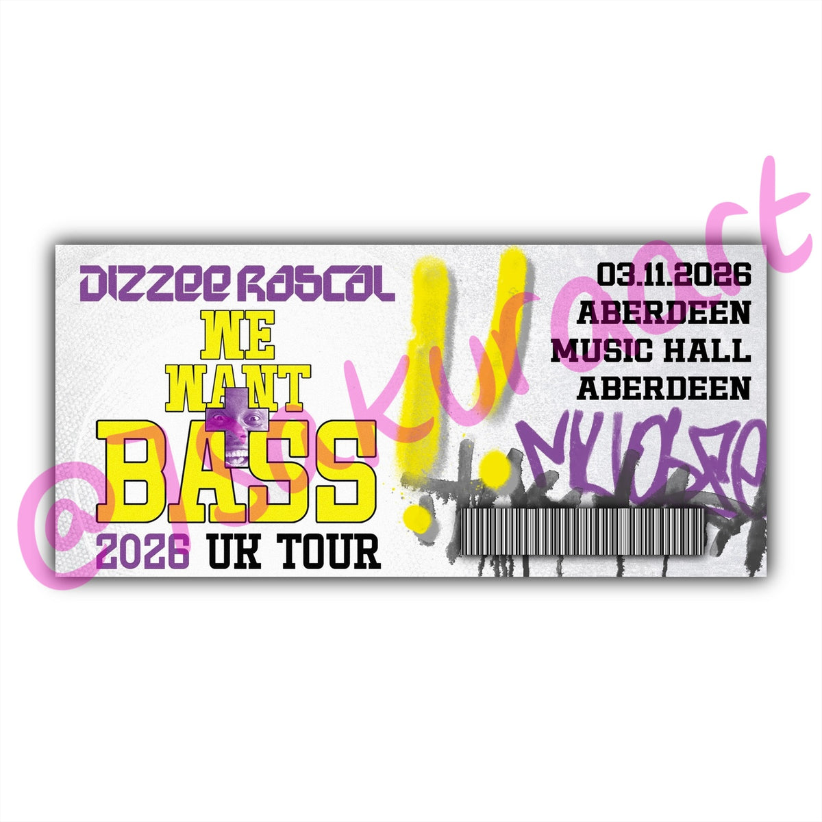 DR Tour 2026 Tour Souvenir Tickets