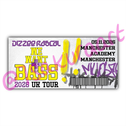 DR Tour 2026 Tour Souvenir Tickets