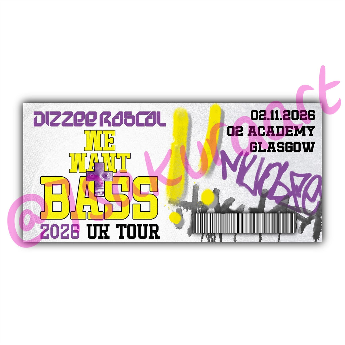 DR Tour 2026 Tour Souvenir Tickets