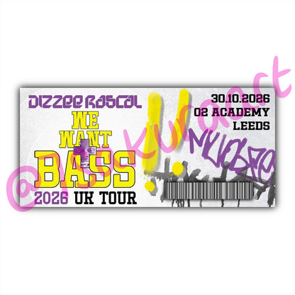 DR Tour 2026 Tour Souvenir Tickets