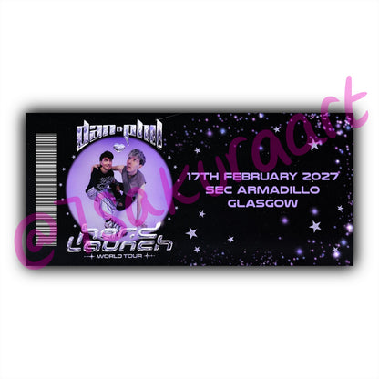 D & P 2027 Souvenir Tickets
