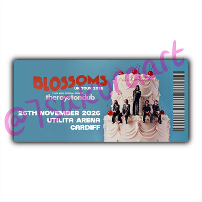 B 2026 Tour Souvenir Tickets
