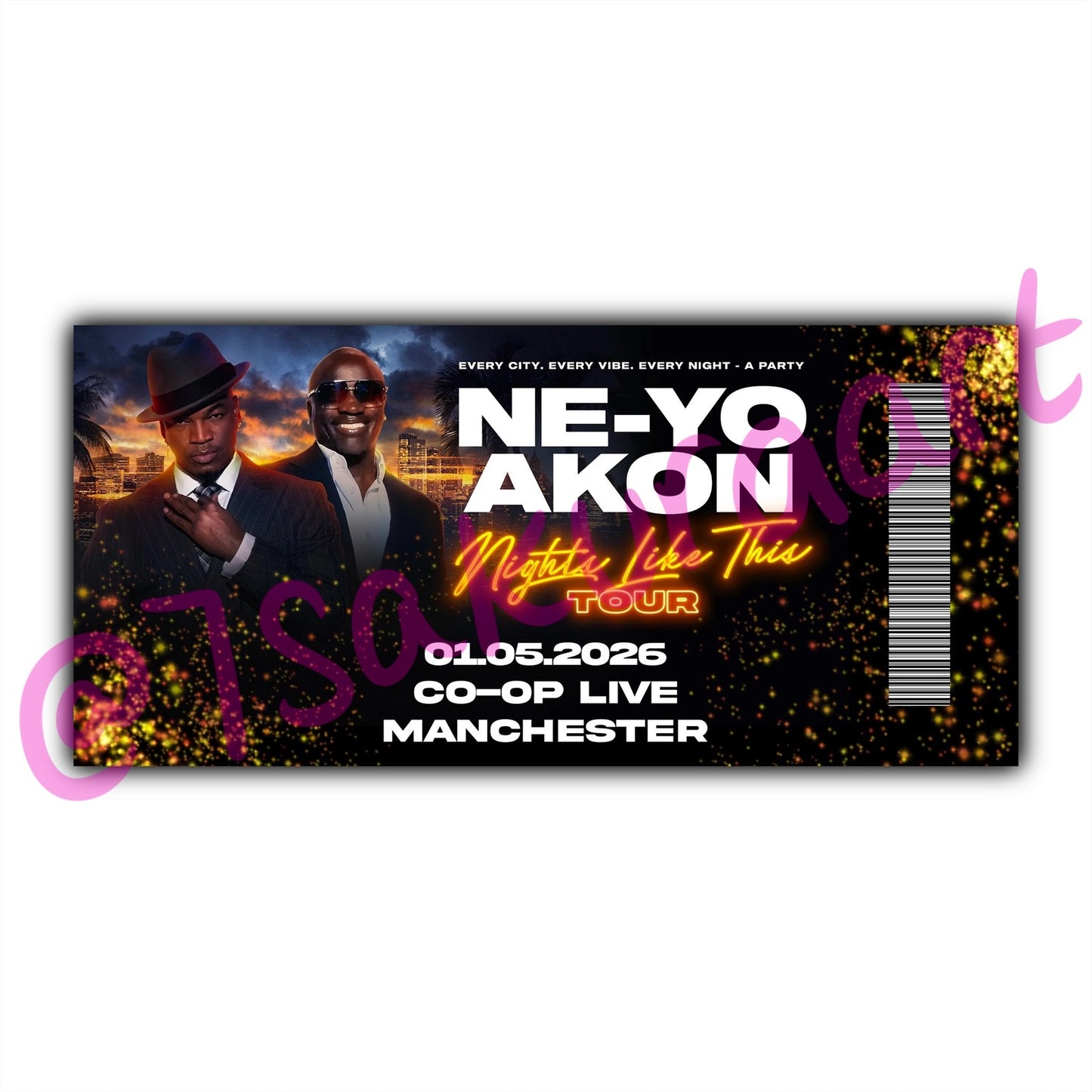 NY & A 2026 Tour Souvenir Tickets
