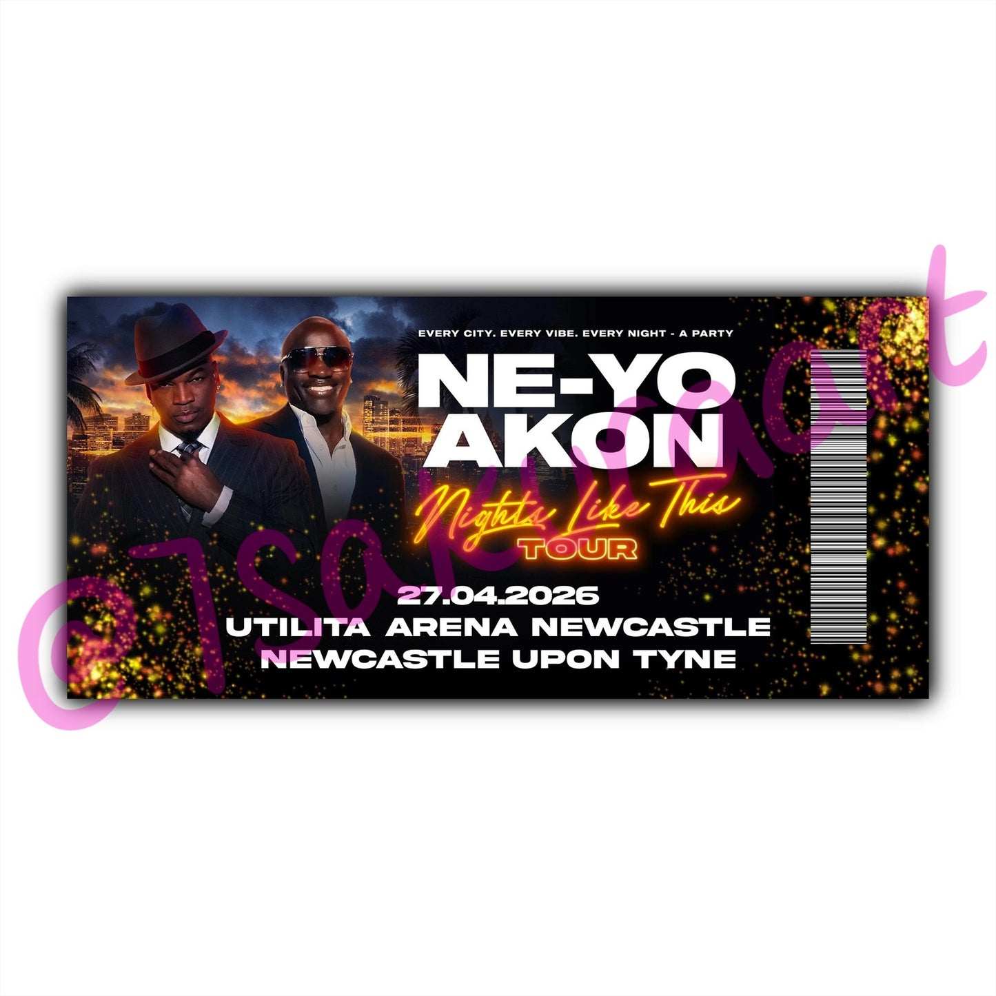 NY & A 2026 Tour Souvenir Tickets