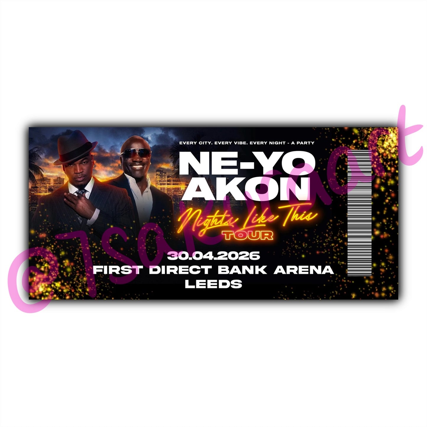 NY & A 2026 Tour Souvenir Tickets