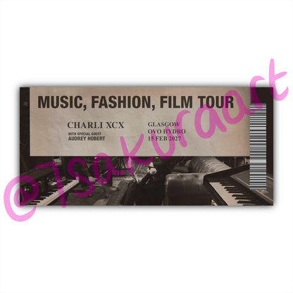 CX 2027 Tour Souvenir Tickets
