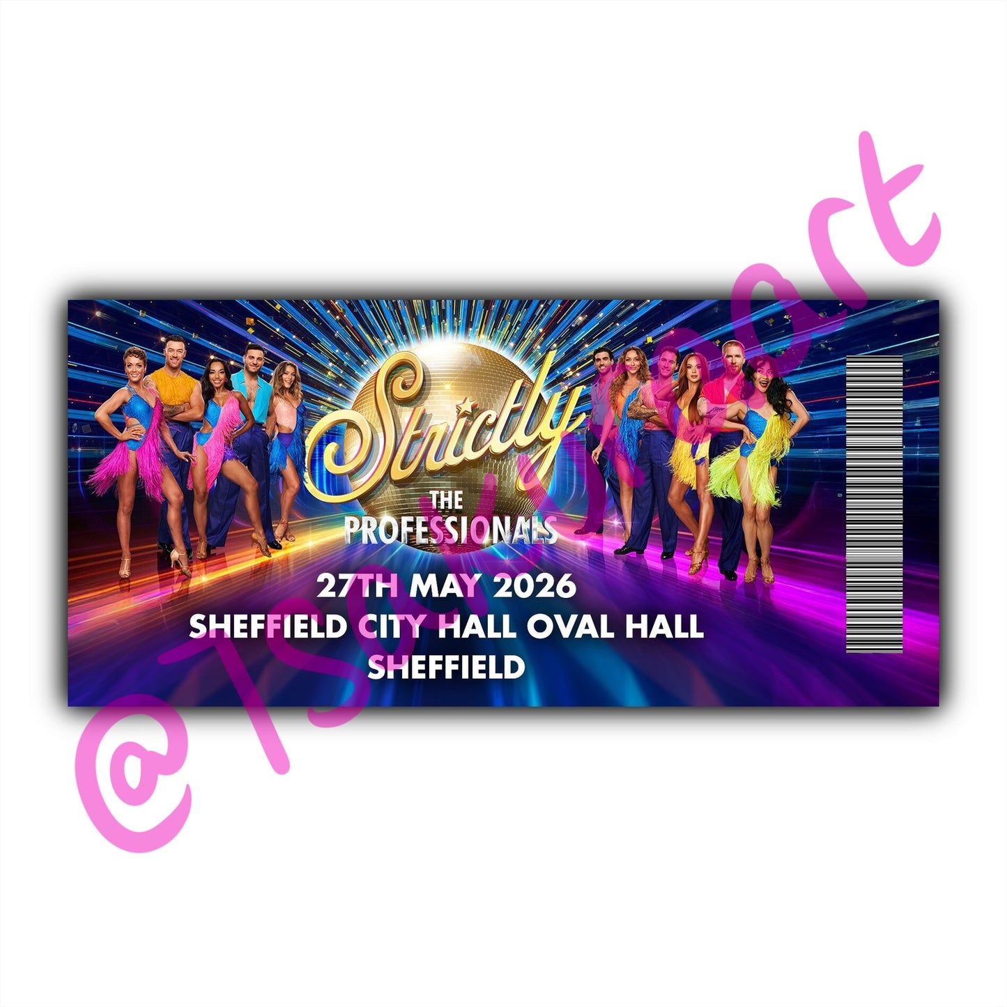 SCD The Professionals 2026 Tour Souvenir Tickets