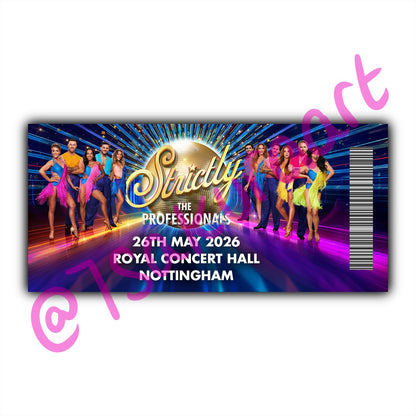 SCD The Professionals 2026 Tour Souvenir Tickets