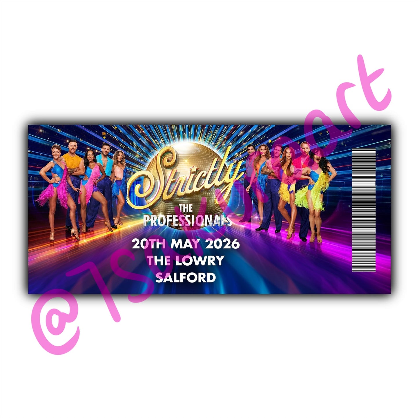 SCD The Professionals 2026 Tour Souvenir Tickets