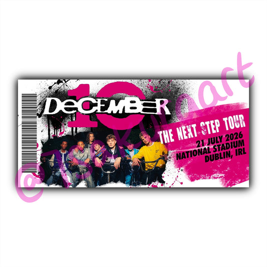 D10 2026 Tour Souvenir Tickets