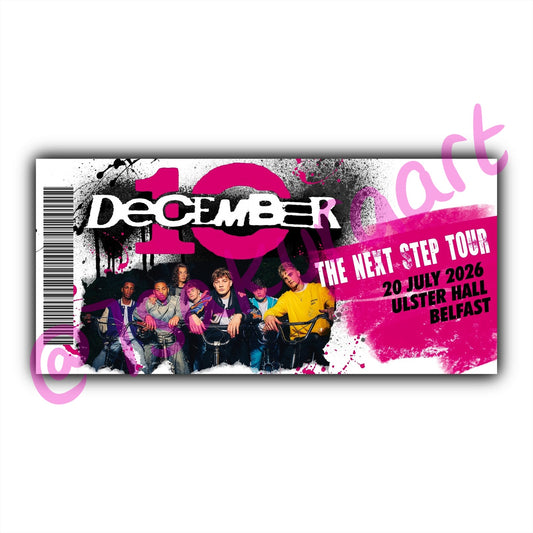 D10 2026 Tour Souvenir Tickets