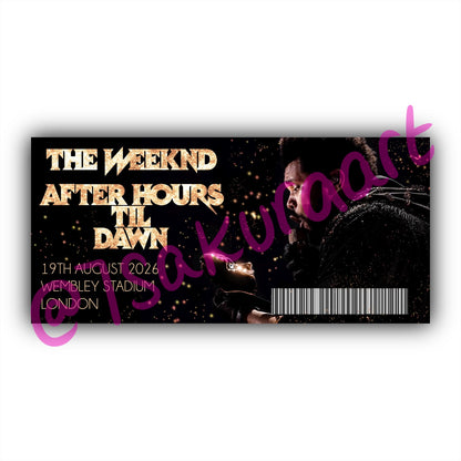 TW 2026 Tour Souvenir Tickets