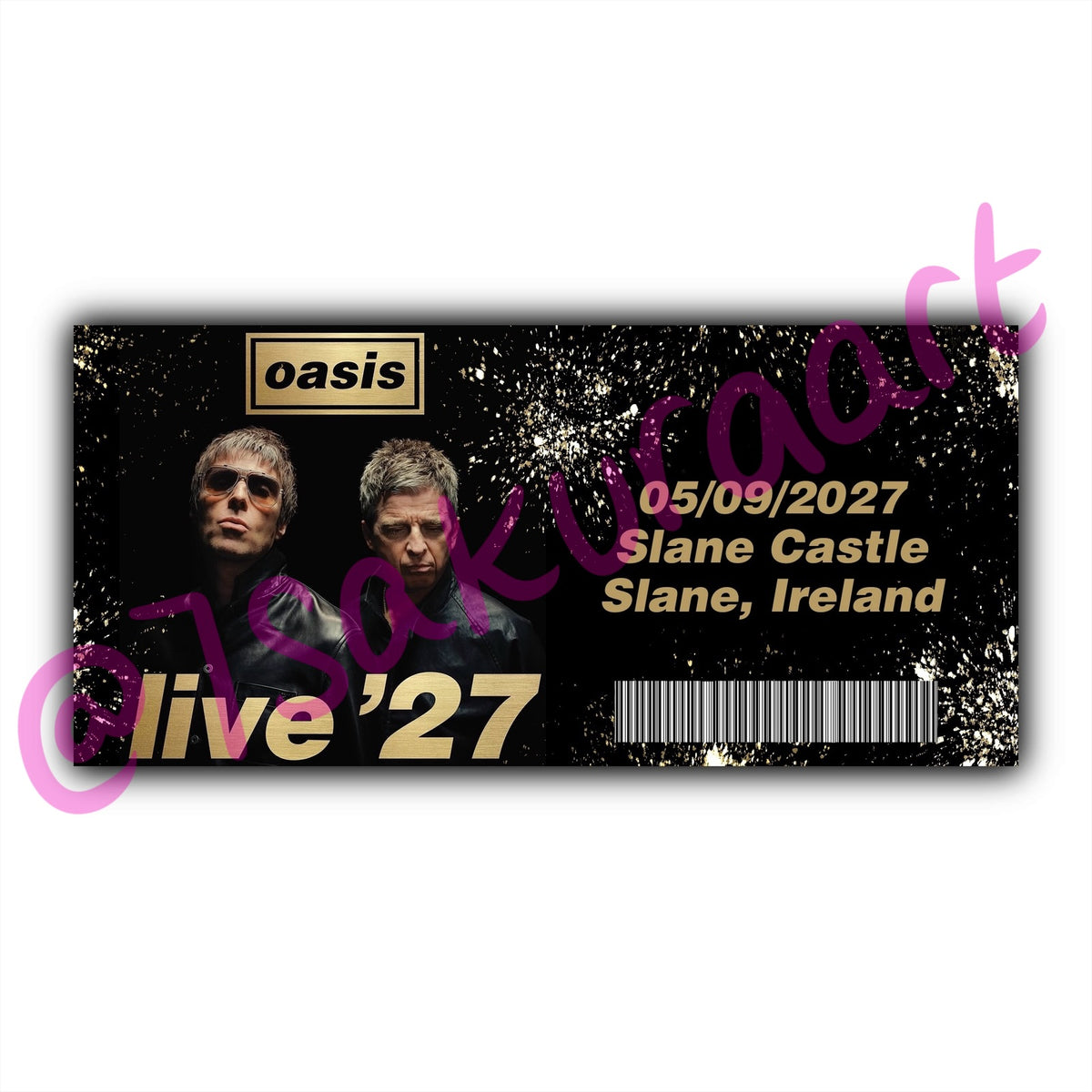 O 2027 Tour Souvenir Tickets
