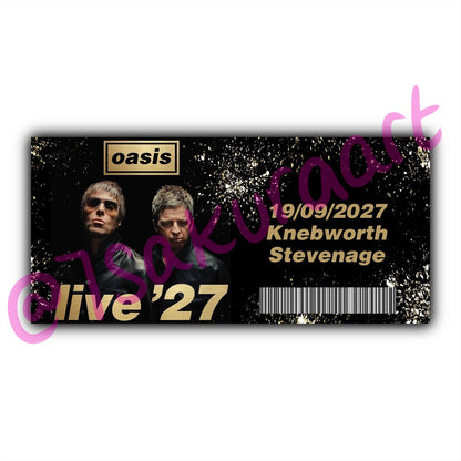 O 2027 Tour Souvenir Tickets