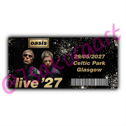 O 2027 Tour Souvenir Tickets