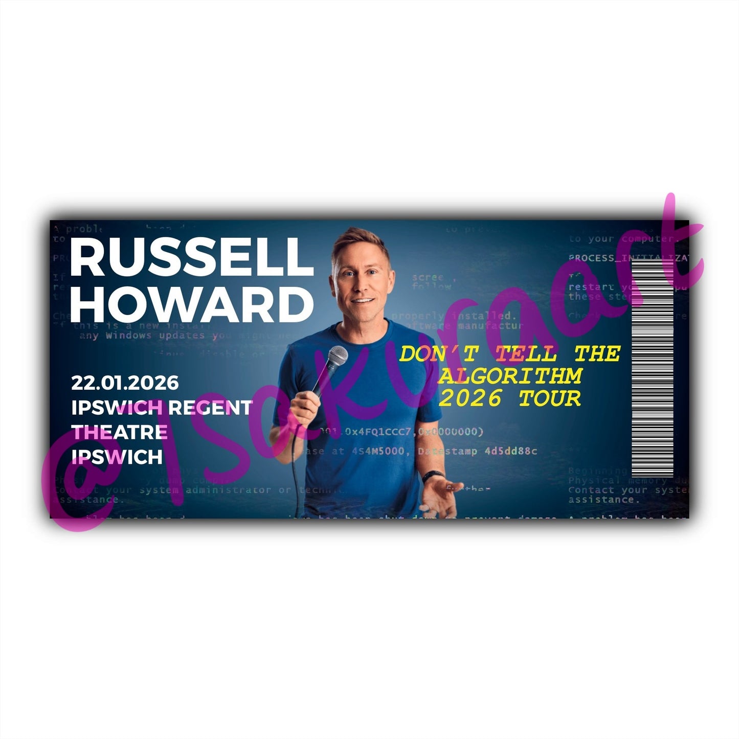 RH 2026 Tour Souvenir Tickets