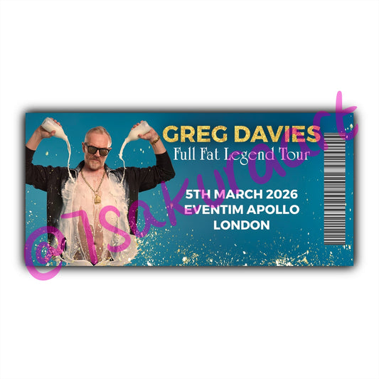 GD 2026 Tour Souvenir Tickets