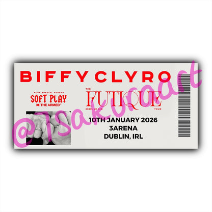 BC 2026 Tour Souvenir Tickets