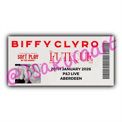 BC 2026 Tour Souvenir Tickets