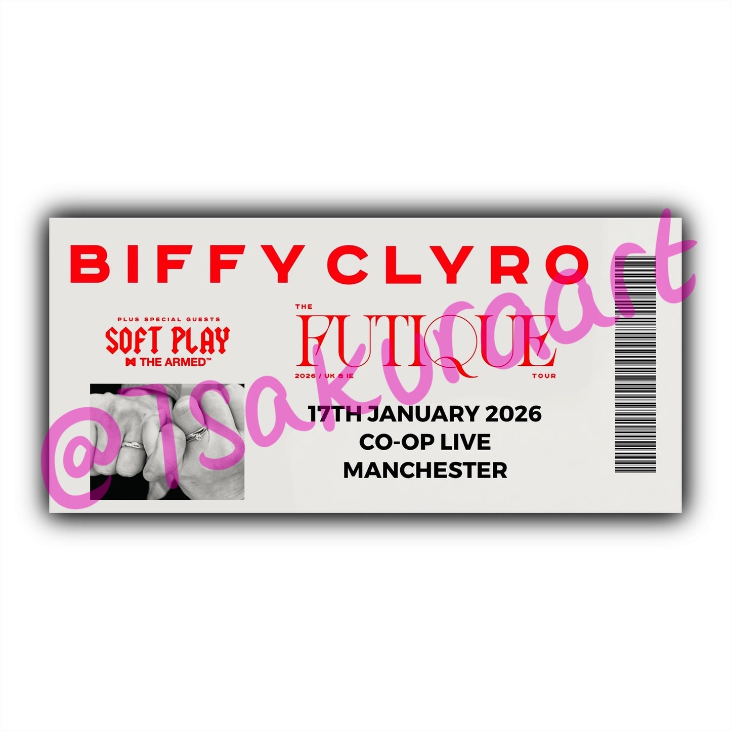 BC 2026 Tour Souvenir Tickets