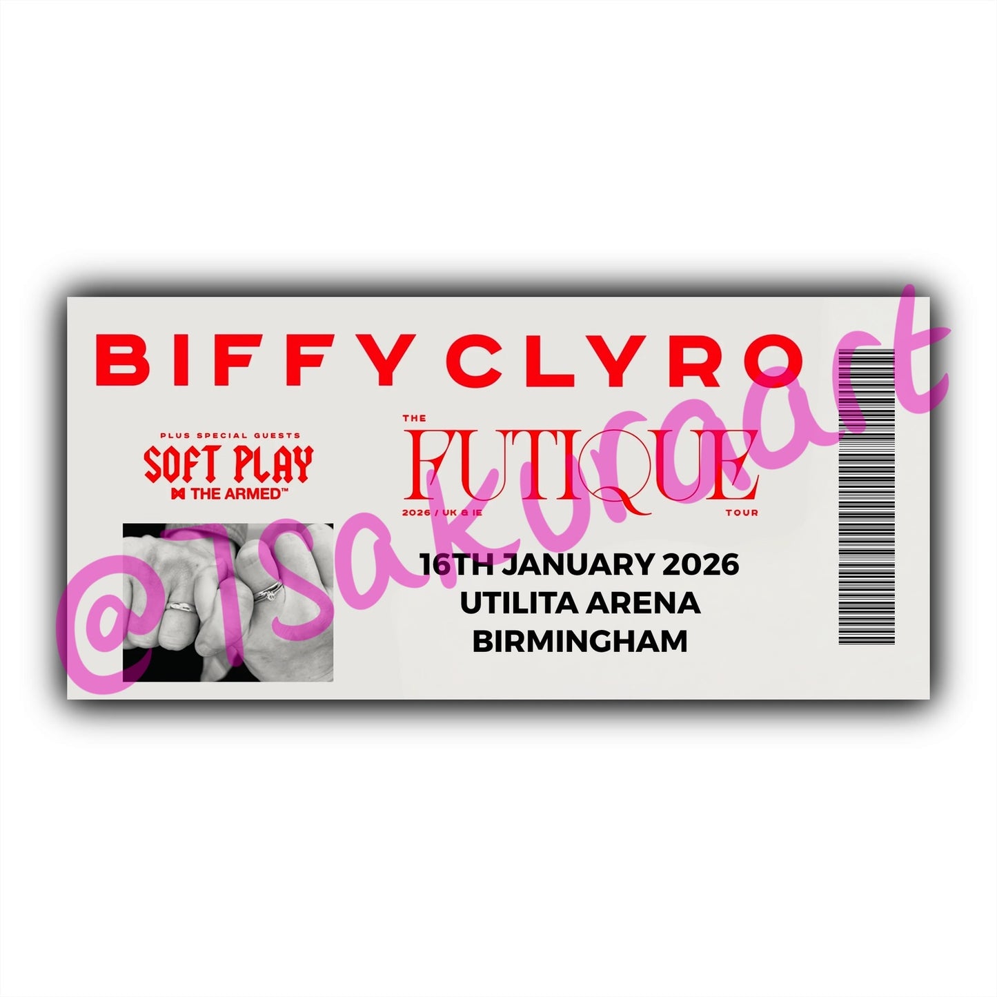BC 2026 Tour Souvenir Tickets