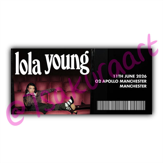 LY 2026 Tour Souvenir Tickets