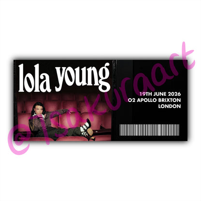 LY 2026 Tour Souvenir Tickets