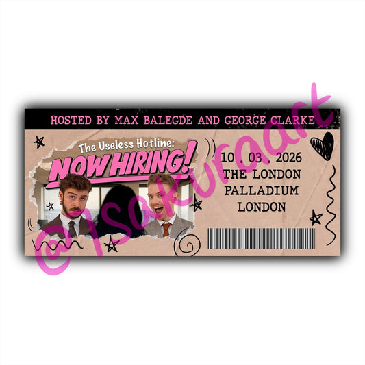 The Useless Hotline 2026 Tour Souvenir Tickets