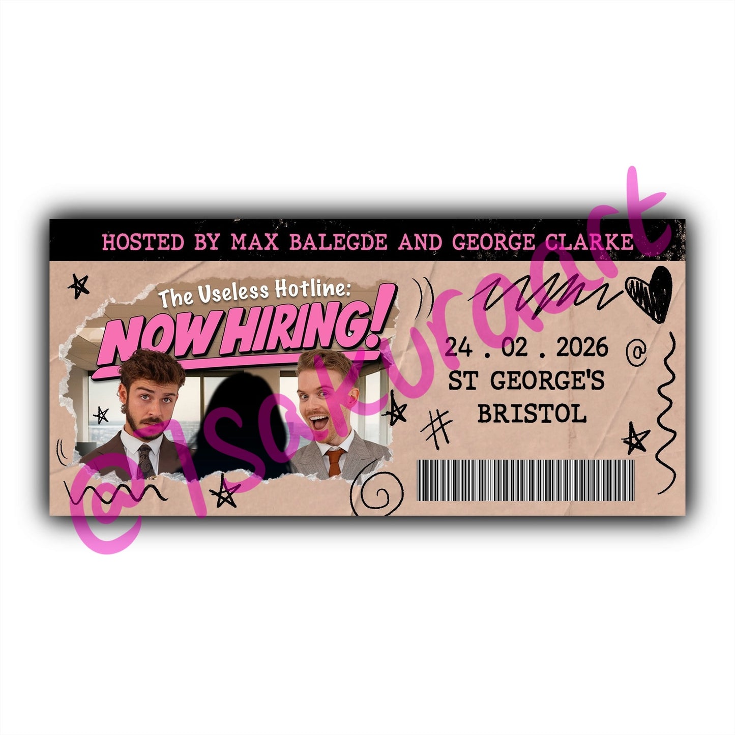 The Useless Hotline 2026 Tour Souvenir Tickets